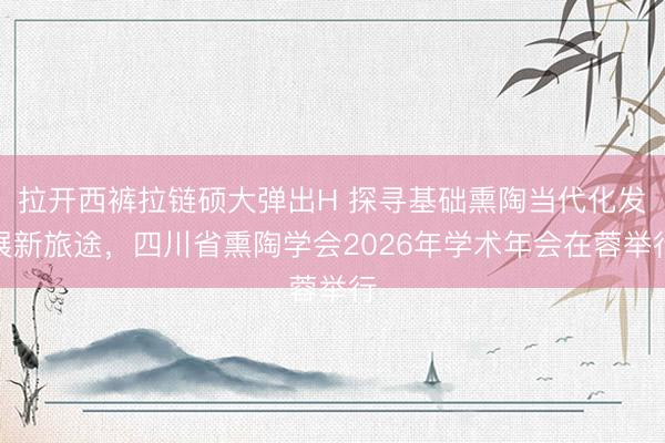 拉开西裤拉链硕大弹出H 探寻基础熏陶当代化发展新旅途，四川省熏陶学会2026年学术年会在蓉举行